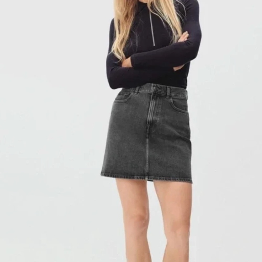 Everlane Black Mini Skirt